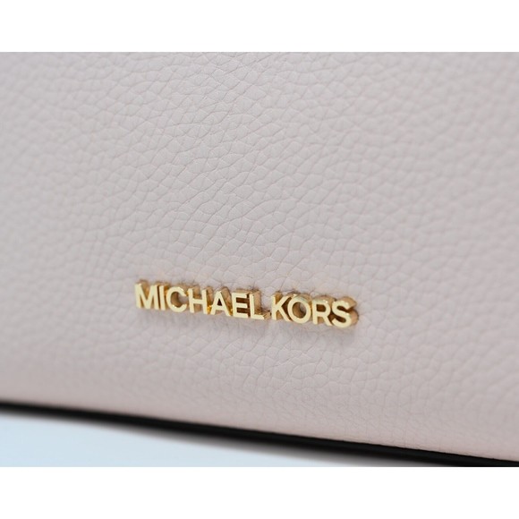 MICHAEL KORS EMILIA Small Bucket Messenger Powder Blush Pink Leather NWT $348 - Picture 6 of 12